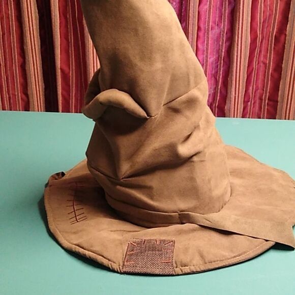 Harry Potter Brown Wizard Hat Sorting Hat Costume Halloween Theater - Picture 2 of 7